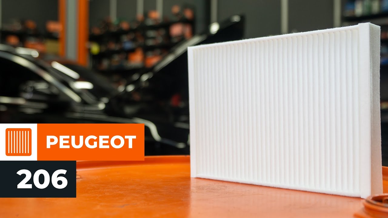 Cómo cambiar las filtro de habitáculo PEUGEOT 206 [INSTRUCCIÓN AUTODOC]
