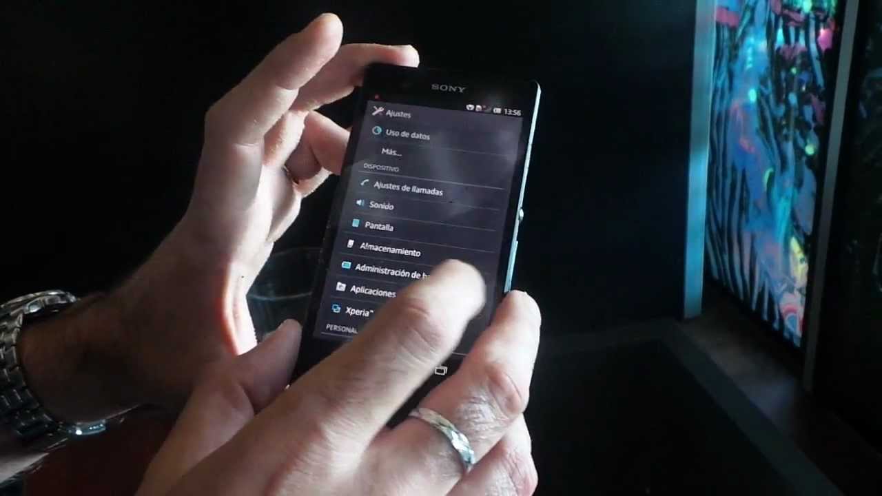 Sony Xperia Z, todas sus opciones