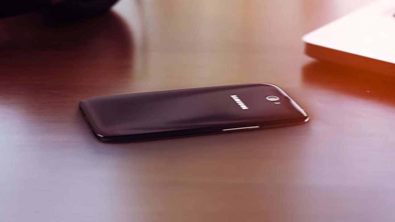 Galaxy with Laser Keyboard (concept)