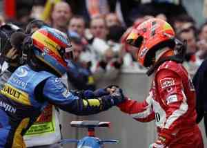Alonso segundo en el gran premio de Francia