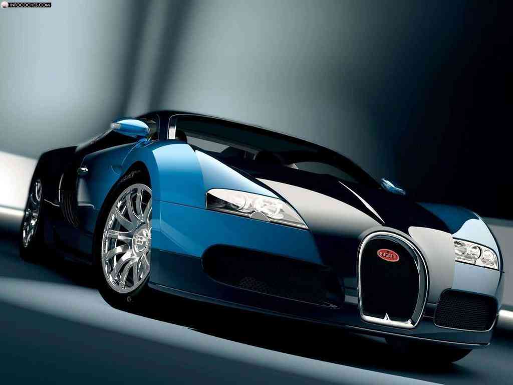 Bugatti EB 164 Veyron color negro y azul