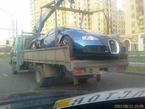 Bugatti Veyron “grúa”