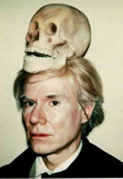 Warhol con calavera