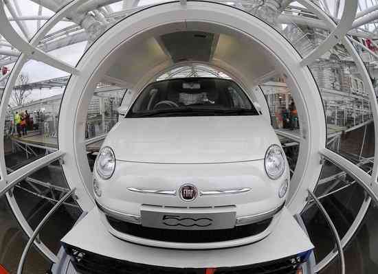 Fiat 500 en el London Eye