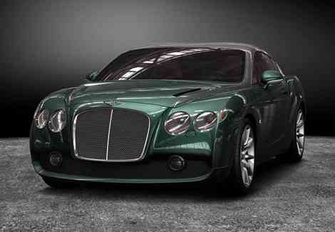 Imagen frontal del Bentley Continental GTZ