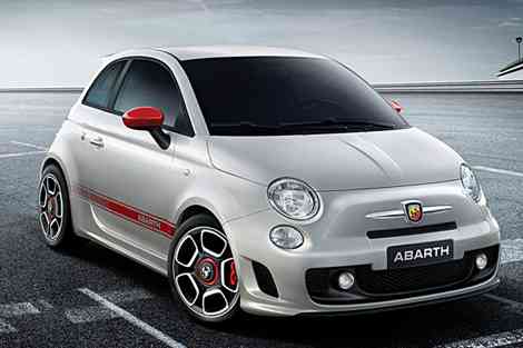 Delantera del Fiat 500 Abarth