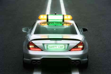 Trasera del Safety Car Formula 1 2008, SL 63 AMG