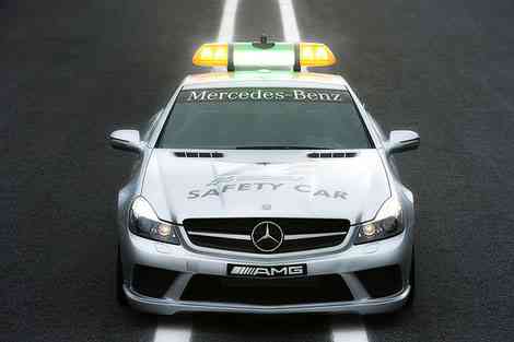 Delantera, frontal, del Safety Car Formula 1 2008, SL 63 AMG