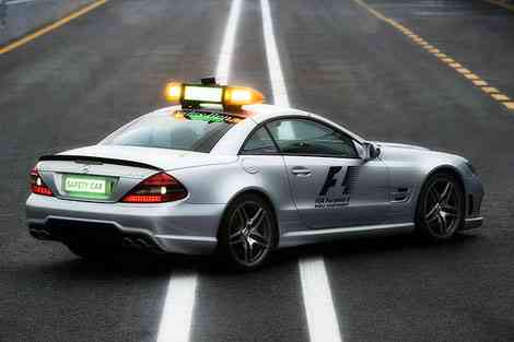 Lateral del Safety Car Formula 1 2008, SL 63 AMG