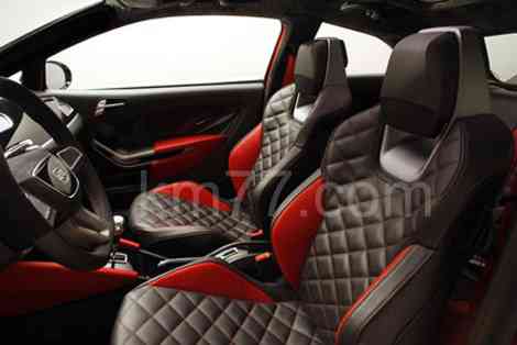 Detalle asiento del Seat Ibiza SportCoupé Bocanegra Concept