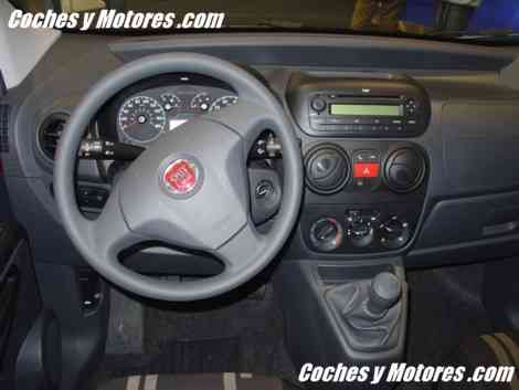 El interior del Fiat Fiorino