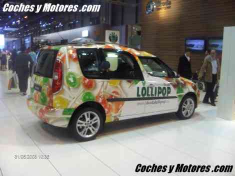 Skoda Roomster Lolli Pop, el modelo más llamativo del stand