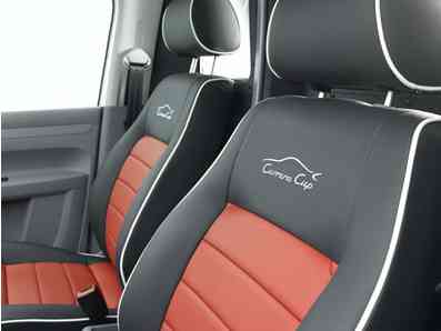 Detalle asiento de la Volkswagen Caddy Carrera Cup Edition
