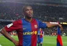 Eto’o el nueve del Barcelona, ¿y por qué no?