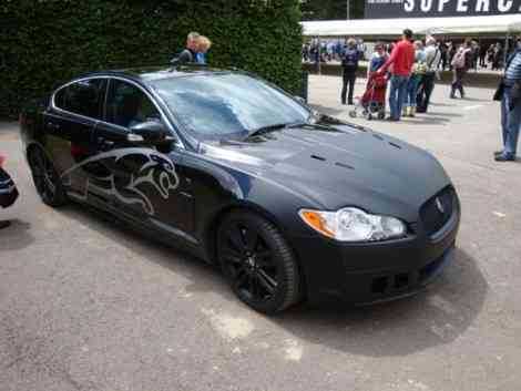 El Jaguar XF-R, un poco más cerca