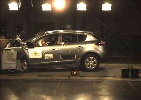 Nuevo Renault Mégane: puntuación récord en el crash test EuroNCAP