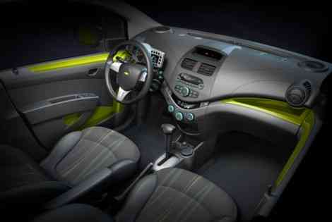 Interior del Chevrolet Spark