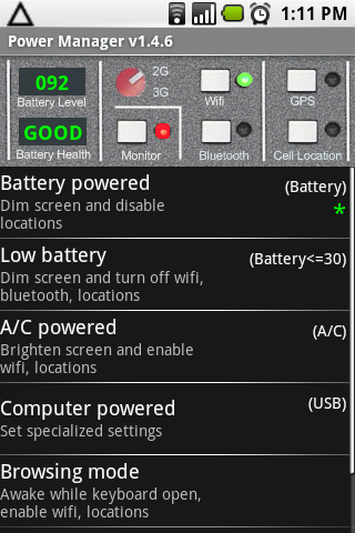 Cómo alargar la duración de la batería en el HTC Dream 2