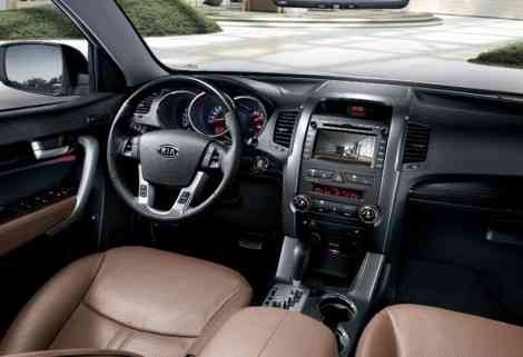 El interior del nuevo Sorento tiene un aspecto muy atractivo