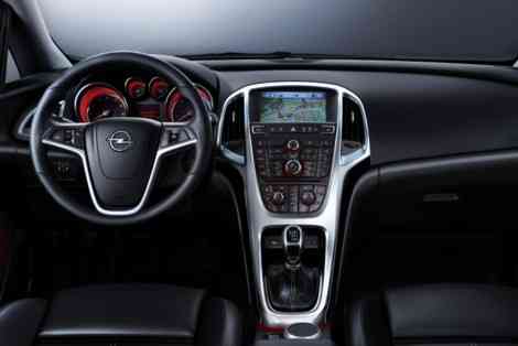 El interior del Opel Astra 2010, presentado oficialmente
