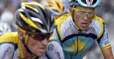 La guerra de Lance Amstrong y Alberto Contador 2