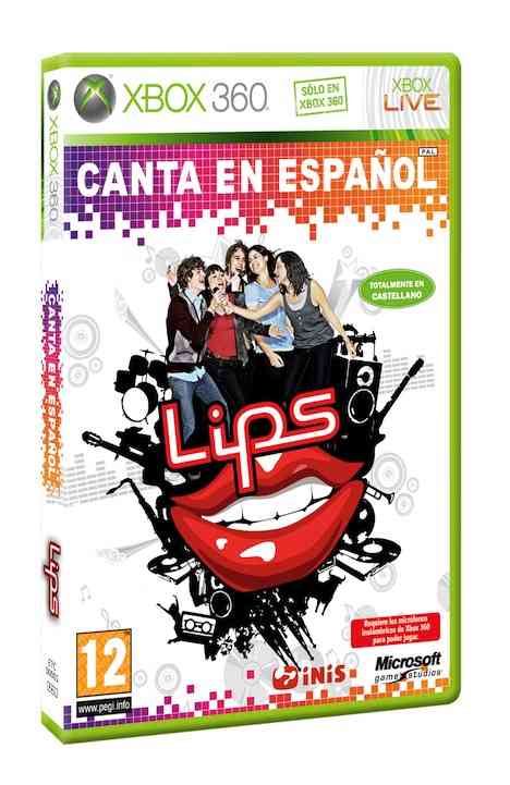 Caratula Lips Canta en Español 3D - Juego