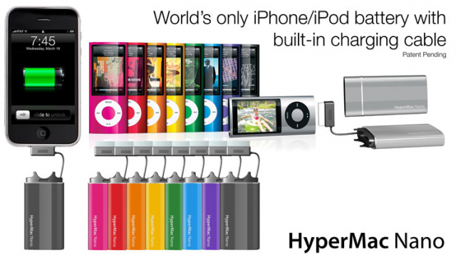 HyperMac Nano, la batería externa para tu iPhone / iPod 5