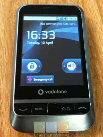 Vodafone 845 - el teléfono Android 2.1 más pequeño del momento 7