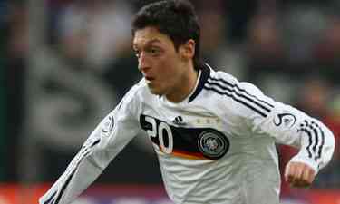Ozil con Alemania en el Mundial de fútbol