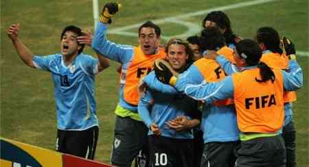 uruguay llega a las semifinales del mundial