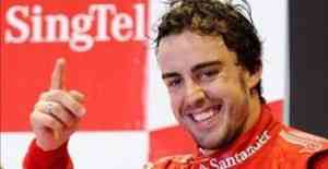 Alonso gana en Singapur y se acerca a Webber 4