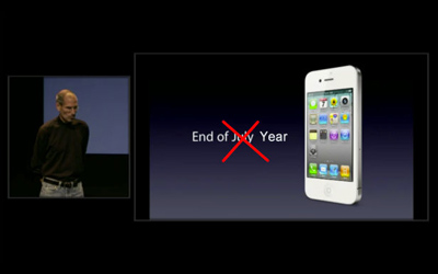 La versión blanca del iPhone 4 retrasada para la próxima primavera 5