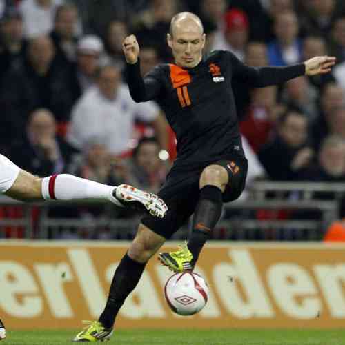 Robben da victoria Holanda Inglaterra