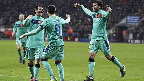 barcelona juega su partido de vuelta de los octavos de la champions league