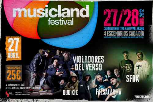 Musicland, escenario hip hop, Madrid 27 abril 5