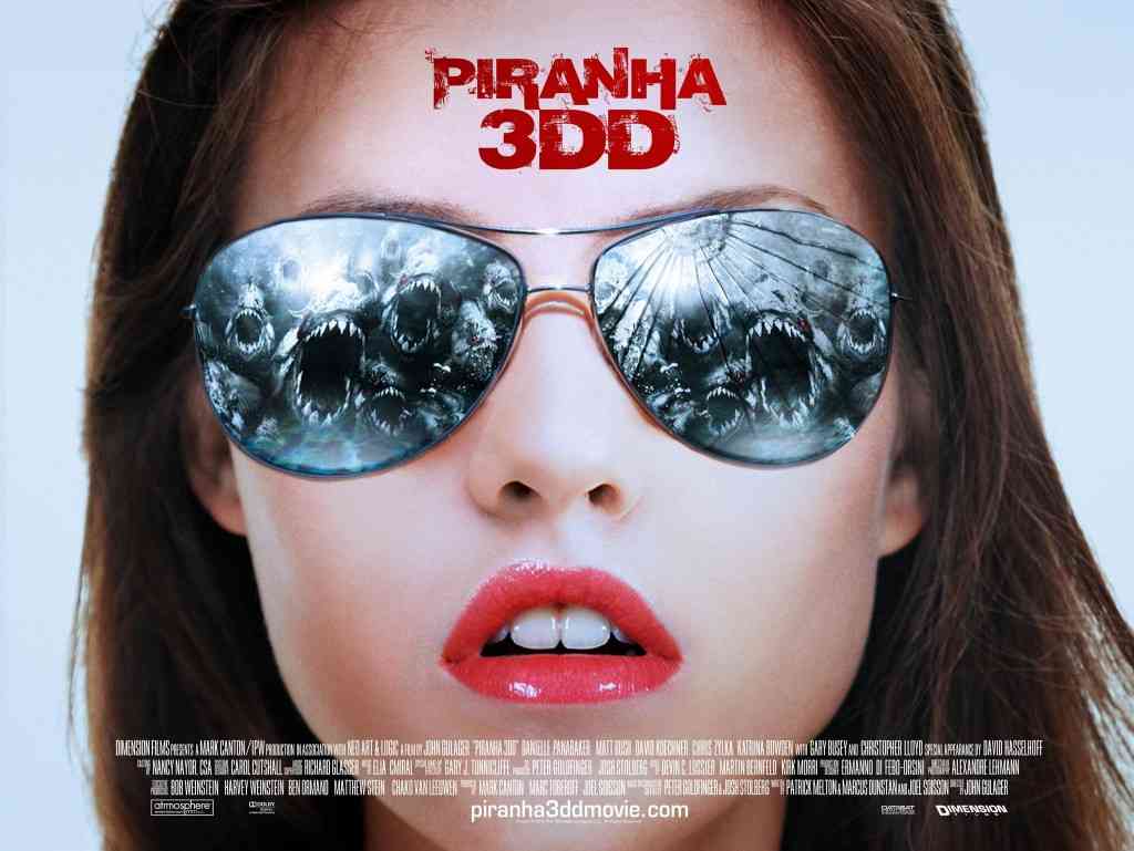 'Piranha 3DD', con doble de todo 3