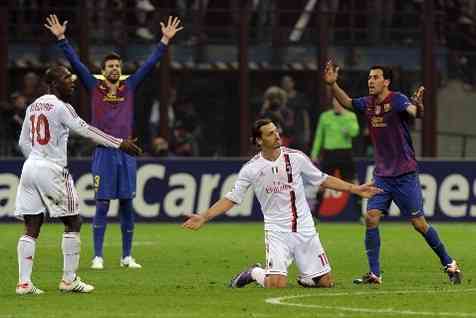 barcelona vs milan por un puesto en la semifinal