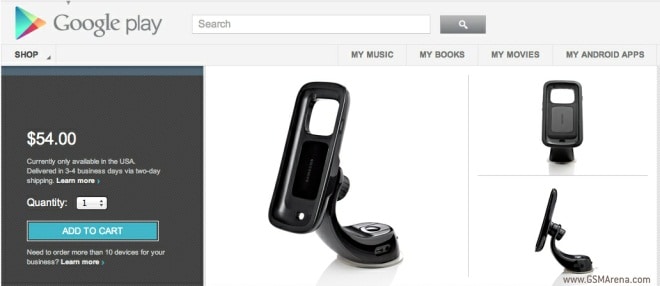 Google añade accesorios de su Samsung Galaxy Nexus para vender en la Google Play Store 3