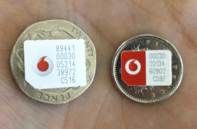 Vodafone encargó más de medio millón de nano-SIM para lanzar el iPhone cuánto antes