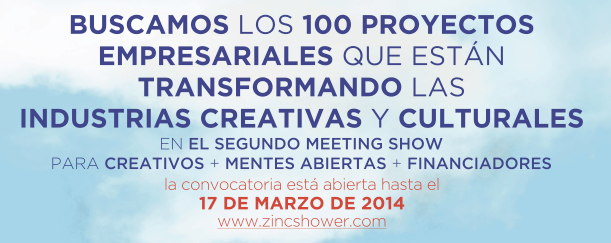 zincshower 2014 - industrias creativas y culturales