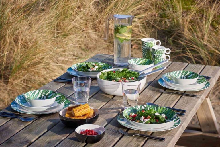 Vajilla Flow Botanic. ¡Energía tropical en la mesa!