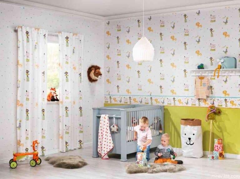 Decora la primera habitación de tu bebé con papel pintado