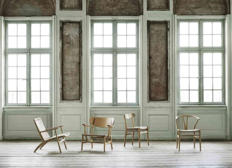 Por la primeras vez juntas, las cuatro obras maestras de Hans J. Wegner para Carl Hansen & Son