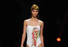 El colorido vibrante de la India, los corales, la lava y el Dios del Sol egipcio inspiran la moda 208