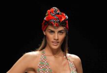 El colorido vibrante de la India, los corales, la lava y el Dios del Sol egipcio inspiran la moda 193