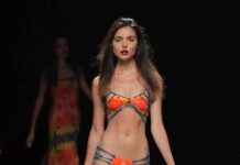 El colorido vibrante de la India, los corales, la lava y el Dios del Sol egipcio inspiran la moda 396