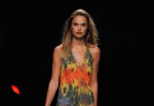 El colorido vibrante de la India, los corales, la lava y el Dios del Sol egipcio inspiran la moda 412