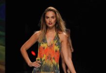 El colorido vibrante de la India, los corales, la lava y el Dios del Sol egipcio inspiran la moda 413