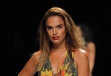 El colorido vibrante de la India, los corales, la lava y el Dios del Sol egipcio inspiran la moda 414