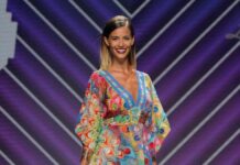 El colorido vibrante de la India, los corales, la lava y el Dios del Sol egipcio inspiran la moda 334